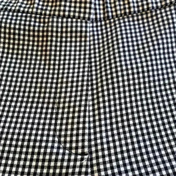 J. Jill Black & White Checked Woman’s Pull on Pants in Size 12. - Picture 3 of 11
